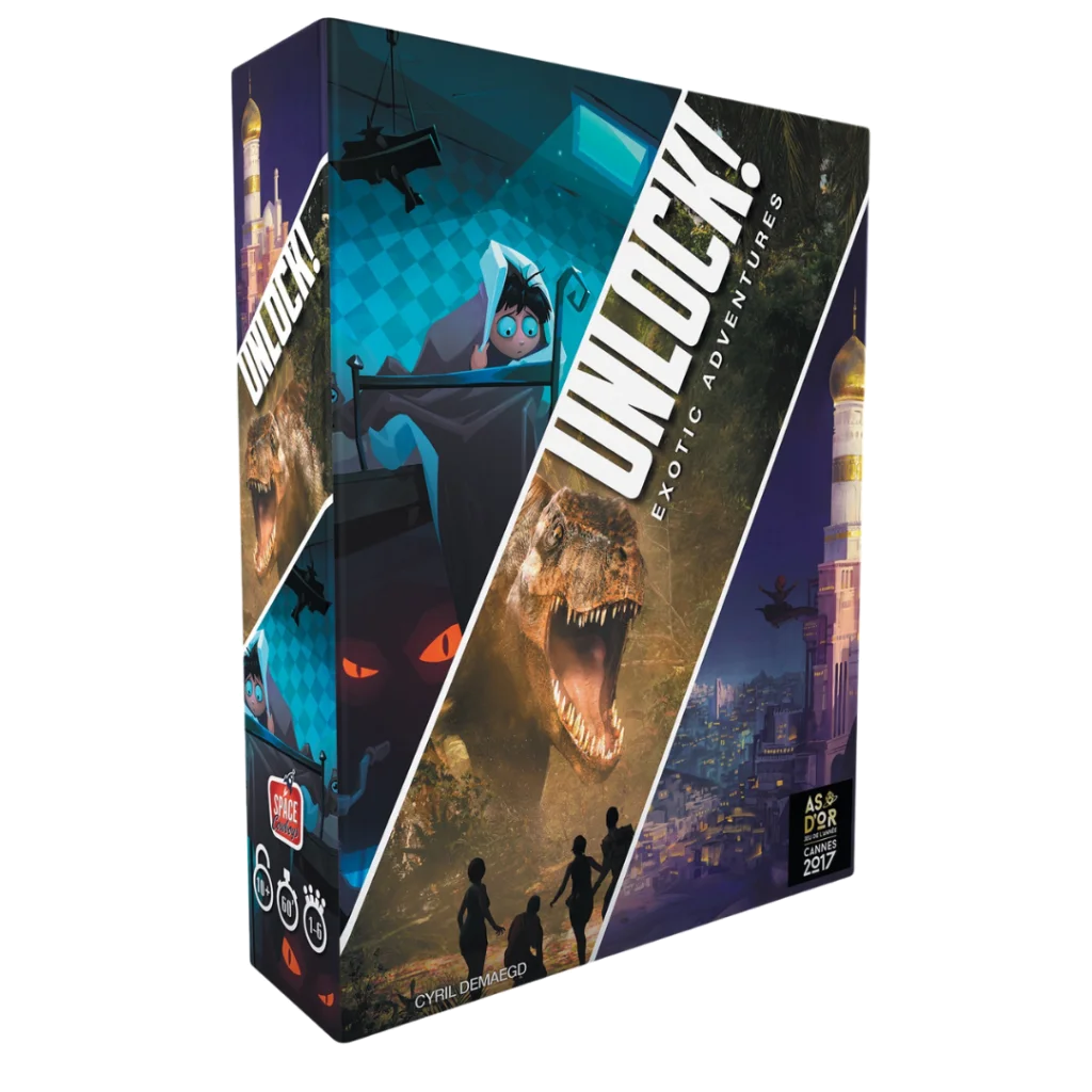 Unlock! Exotic Adventures box artwork.